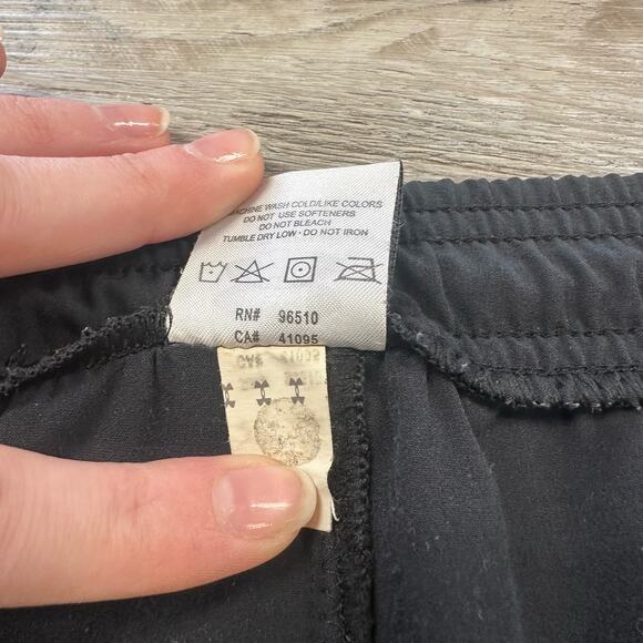 Under Armour Black & Gray Mens Small Athletic Elastic Waist Classic Track Pants - Picture 5 of 11